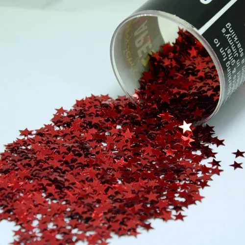 Miniatura 19 de Confetti Star 1/4" Negro - Paquete al por menor #8513 QS0