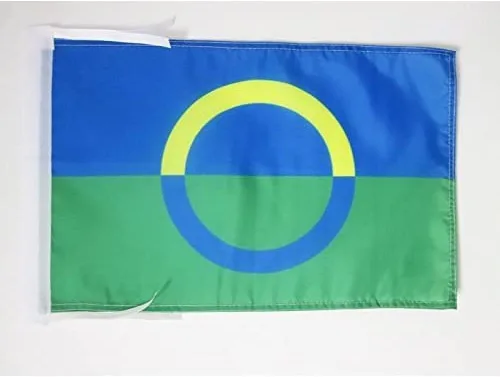 Miniatura 1156 de Bandera de México AZ FLAG, 45.7 x 30.5 cm, con cordones - Pequeñas banderas mexicanas de 30 x 45 cm - Bandera de 45.7 x 30.5 cm