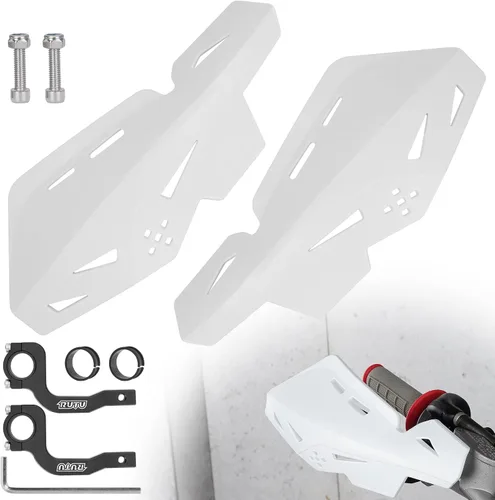 Miniatura 9 de RUTU Paramanos para Dirt Bike de 7/8 pulgadas 22mm, Paramanos de motocicleta con soporte CNC, par compatible con motos Dirt Pit, Motocross, ATV, CRF
