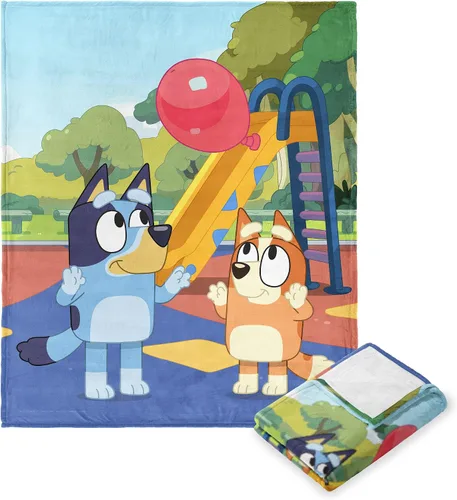 Miniatura 15 de Northwest Manta Bluey con tacto de seda, 46 x 60 pulgadas, Road Trip