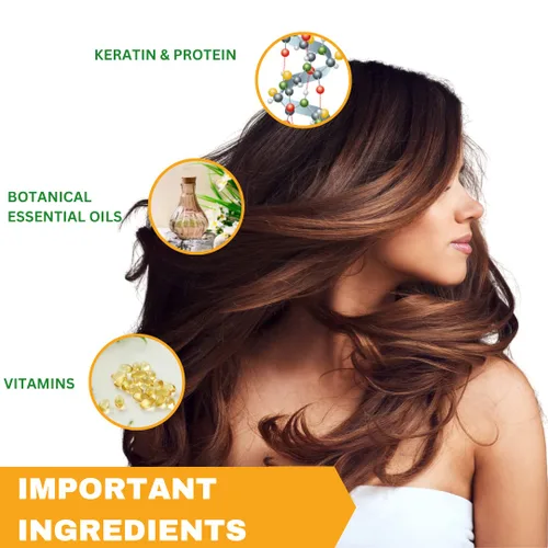 Miniatura 5 de Champú de queratina para el cuidado del tratamiento del cabello, 3.3 onzas, champú para el cabello sin sulfatos ni parabenos, champú de colágeno