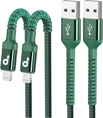 Miniatura 8 de Cable de carga corto para iPhone de 1 pie, paquete de 2 cables Lightning USB con certificación MFi de Apple, cable de carga para iPhone, cable