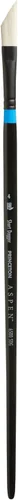 Princeton Artist Brush Co. Aspen Series 6500 – Daga corta de mango largo tamaño 4 – Pincel de pintura acrílica y aceite sintético para pintar sobre