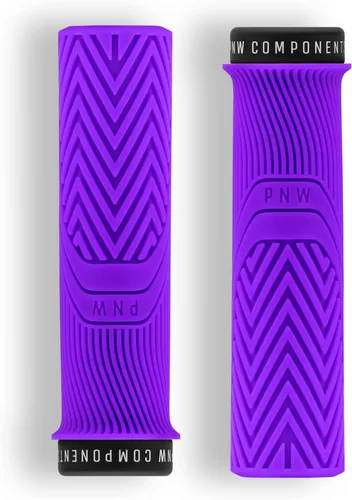 Miniatura 7 de PNW Components Loam MTB Bike Grips - Puños de manillar de bicicleta de montaña con bloqueo - Goma pegajosa 25A - Agarre ergonómico para sendero