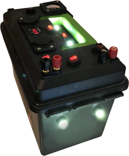 Miniatura 2 de Kit de componentes de caja de alimentación portátil, kit de estación de energía de 12 V para camping, caza, pesca, situaciones de supervivencia