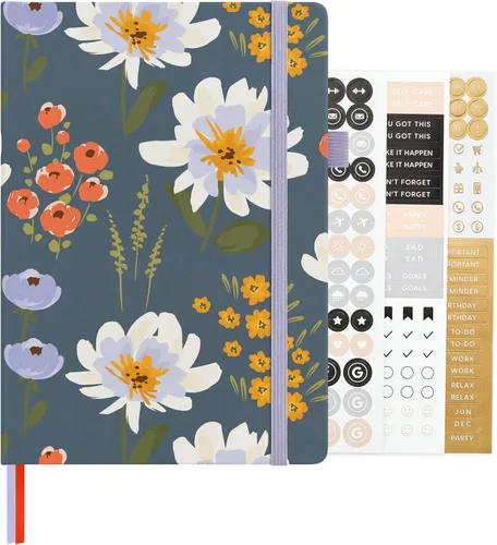 Miniatura 29 de &And Per Se - Cuaderno en blanco, 160 páginas, 5.7 x 8 pulgadas, cuaderno de rayas estrechas con papel grueso para escribir, cuaderno de tapa dura
