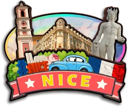 Miniatura 17 de Toulon Provence-Alpes-Cote d'Azur Francia - Imán para nevera Colección de madera 3D Madera hecha a mano recuerdos de la ciudad de viaje, imán