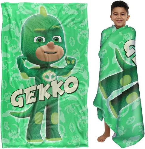 Miniatura 9 de LOGOVISION PJ Masks - Manta de personaje Catboy para niños, manta sedosa al tacto, 36 x 58 pulgadas