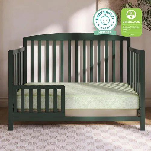 Miniatura 4 de Dream On Me Colchón de cama superior, se adapta a cunas estándar de tamaño completo y camas para niños pequeños, diseño reversible, 52 x 28 x 6