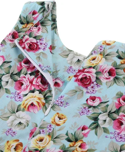 Miniatura 6 de Vestido de verano para niña, de algodón, con diseño floral