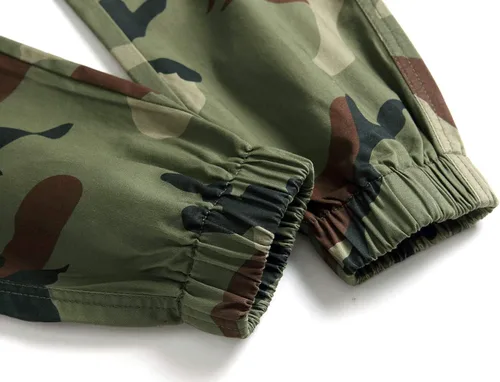 Miniatura 7 de LOKTARC Pantalones deportivos tipo cargo de camuflaje para niños
