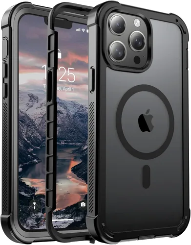 Miniatura 116 de jaroco - Funda magnética compatible con MagSafe para iPhone 11 de 6.1 pulgadas; protección de grado militar contra caídas, de doble capa