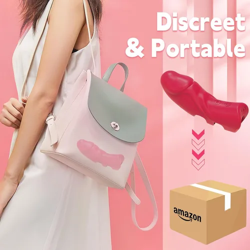 Miniatura 5 de Vibrador de dedo mini juguete sexual para mujeres, vibrador de punto G, estimulador de clítoris con 5 vibraciones, vibrador de bolsillo silencioso