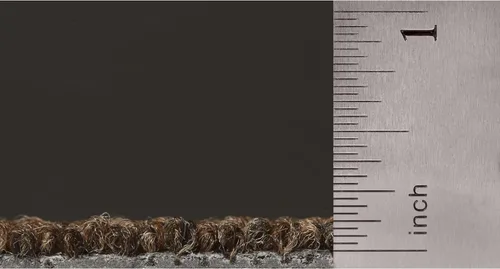 Miniatura 7 de Mohawk Basics 24" x 24" Berber (bucle), 0.07" altura de la pila, mosaico de alfombra, fibra PET, tono terráceo, (24 mosaicos)