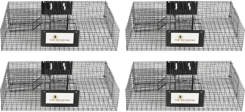 Miniatura 10 de Rugged Ranch Ratinator, trampa multi-captura para ratas, jaula humanitaria para interiores o exteriores, control de roedores para hogares, graneros