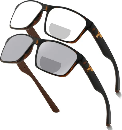 Miniatura 10 de Gafas de lectura bifocales fotocromáticas de transición para hombres y mujeres Deportes resbiopic conducción ciclismo lectores gafas de sol