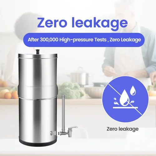 Miniatura 2 de Espiga de vidrio de visión de acero inoxidable 304, compatible con Berkey, Purewell, ProOne, Waterdrop y otros sistemas de filtración de agua