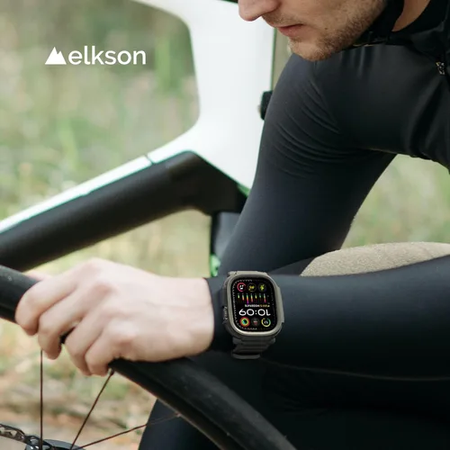 Miniatura 9 de elkson Quattro Pro Series Rugged para Apple Watch Ultra 3 2 1 Band Case de 1.732 pulgadas (1.929 in), protector de pantalla de vidrio templado
