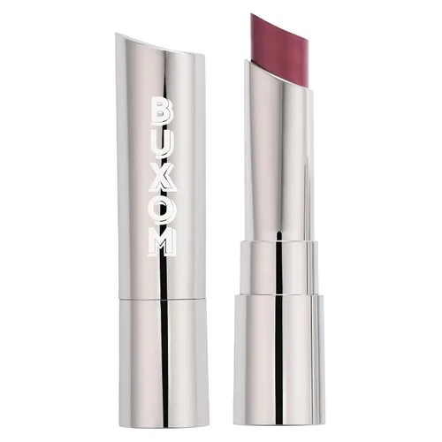 Miniatura 12 de Buxom Lápiz labial satinado completo, formulado con ácido hialurónico y cera de girasol, lápiz labial cremoso hidratante, acabado satinado, ligero