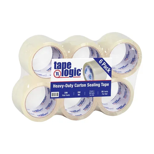 Miniatura 8 de Tape Logic Cinta de embalaje (6 rollos), 3" x 110 yardas - Fuerte recarga de cinta de embalaje para envío, mudanza, cumplimiento de pedidos