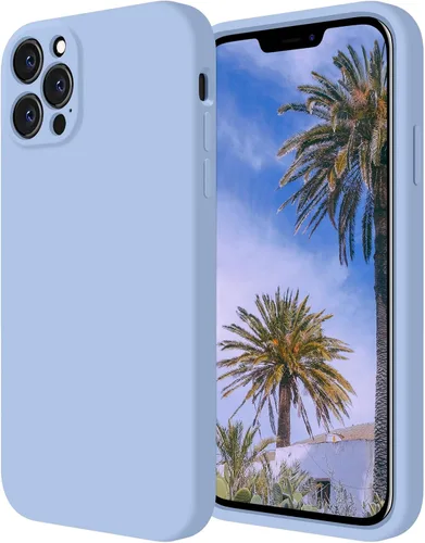 Miniatura 20 de FireNova Funda diseñada para iPhone 12 Pro, funda de silicona [protección de cámara] con forro de microfibra suave antiarañazos, 6.1 pulgadas