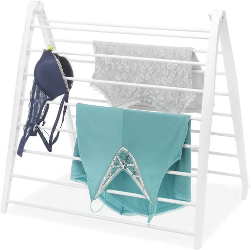 Miniatura 5 de Whitmor Spacemaker Tendedero Plegable, Secador de Ropa para Interiores Independiente, Diseño Compacto que Ahorra Espacio, 6"L x 26"A x 51.5"Al