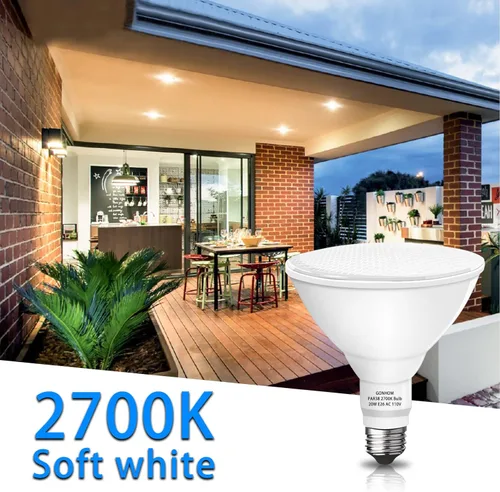Miniatura 3 de Gonhom Par38 Bombillas LED de Inundación para Exteriores, Regulables 1800LM, 20W Reemplaza hasta 200W, Bombillas de Inundación para Exteriores