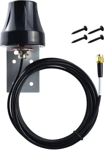 Antena SMA impermeable 4G LTE mejorada para montaje en pared al aire libre, cable moldeado resistente de 10 pies para SPYPOINT Cell Link/Link Micro