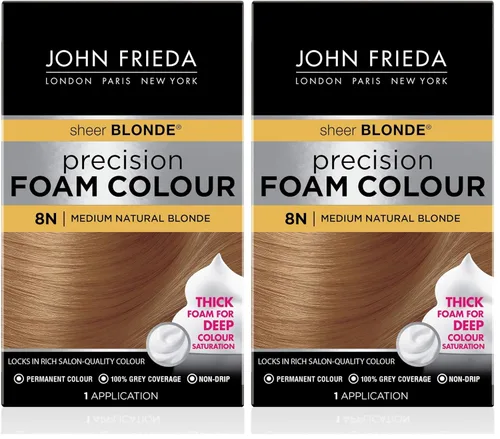 Miniatura 15 de Espuma de color John Frieda, precisión 9N rubio natural claro