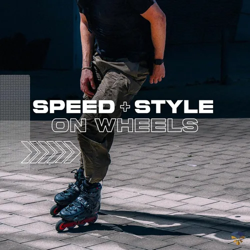 Miniatura 5 de Flying Eagle F4 Raven Freeskate - Patines en línea para adultos hombres, patines en línea de velocidad para hombres, patines en línea para hombres