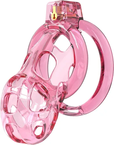 Miniatura 6 de Soft Rubber Male Chastity Cage, with 6 Size Rings, Invisible Lock Man Penis Exercise Bondage Gear & Accessories Lightweight Adult Sex Toys (Black, S)
