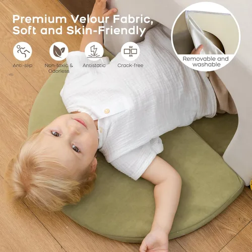 Miniatura 4 de BanaSuper Juego de Bloques de Espuma para Escalar para Niños - 7 Piezas de Juguetes de Escalada para Niños Pequeños, Desarrollo Motor Grueso 7