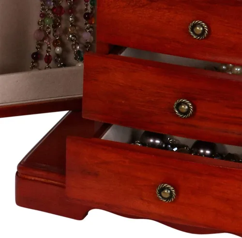 Miniatura 8 de Mele & Co Harmony - Joyero musical de madera personalizable con cajonesgrabados personalizados para mujeres, niñas