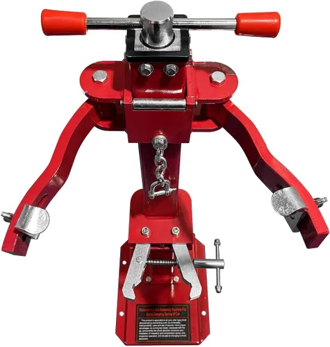 Miniatura 8 de Compresor de resorte automático para vehículos hidráulicos de servicio pesado rojo Mano, compresor de bobina de resorte, mango de elevación