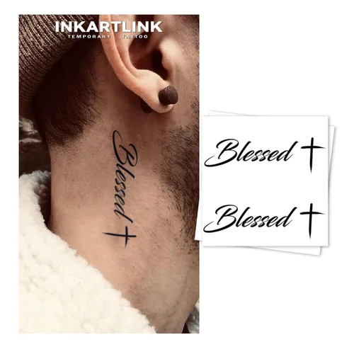Miniatura 9 de INKARTLINK Tattoo Tech, 2 hojas de tatuaje semipermanente mediano, tatuajes temporales de diseño artístico para adultos, dura 1-2 semanas