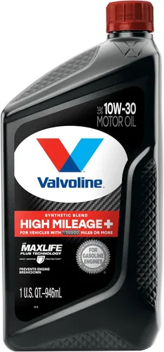 Miniatura 64 de Valvoline - Aceite de motor de mezcla sintética SAE 10W-40 de alto millaje, con MaxLife Technology, 5 cuartos de galón