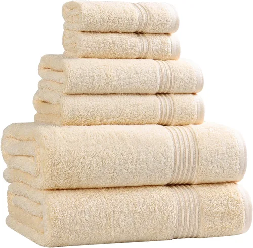 Miniatura 138 de Superior - Juego de 8 toallas de mano de algodón egipcio, toallas básicas de secado rápido, toallas pequeñas absorbentes, faciales, spa, cocina