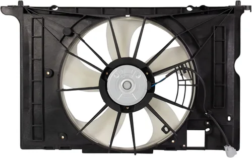 Miniatura 3 de TRQ Conjunto de ventilador de refrigeración del radiador compatible con Pontiac Vibe 2009-2010 Toyota Corolla Matrix 2009-2013 TO3115156