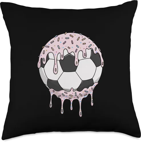 Miniatura 4 de Soccer Ball Sports Sprinkles Drip Football Boys Girls Kids Throw Pillow