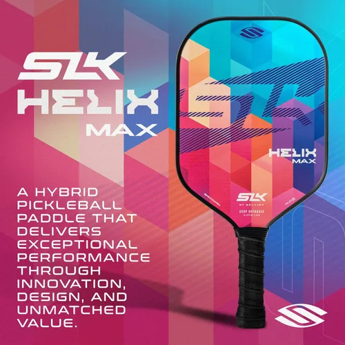 Miniatura 3 de Selkirk Sport SLK Helix Pro Paleta de Pickleball Paletas de Pickleball de Fibra de Carbono Termoformada con Cara Híbrida de Fibra de Carbono