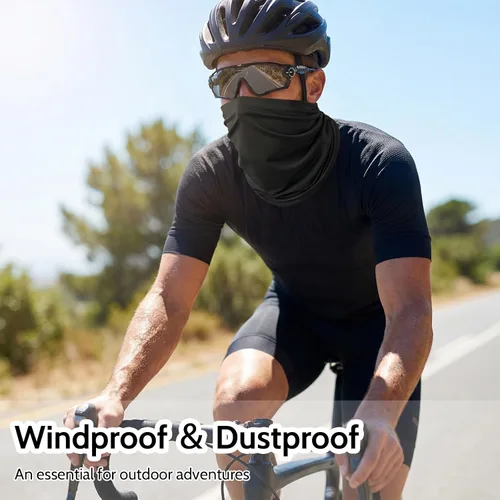 Miniatura 5 de 4 Pack Neck Gaiter Cooling Breathable Face Mask Summer UV Protection Bandana Gator Scarf for Men Women