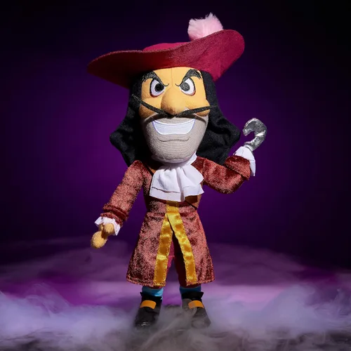 Miniatura 3 de Disney Villains Collection: Muñeco de felpa de Capitán Garfio de 13 pulgadas, muñeco coleccionable para niños a partir de 3 años, juguetes de Disney