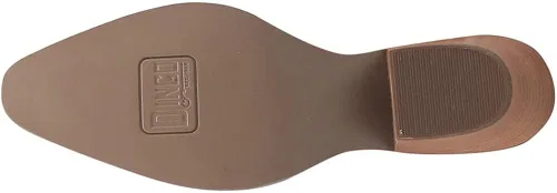 Miniatura 5 de Dingo Botas de baile de máscaras para mujer, tacón alto hasta la rodilla, 3 pulgadas y más, color marrón