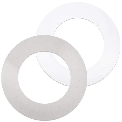 Miniatura 2 de Beauticom (50 piezas) calentador de cera universal collar protector anillo para lata de cera de 14 oz