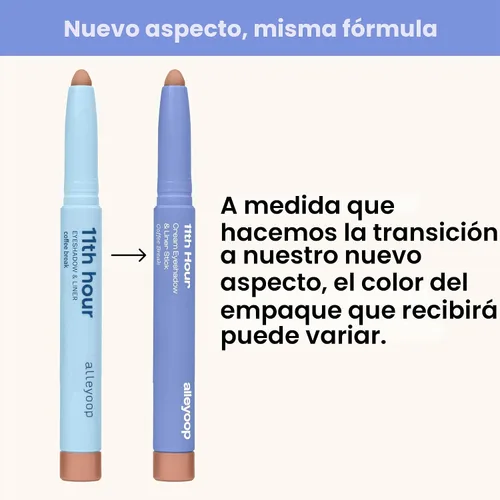 Miniatura 4 de ALLEYOOP Sombra de ojos en barra impermeable 11th Hour - Sombra de ojos en lápiz y delineador de ojos de larga duración, barra de crema a polvo e