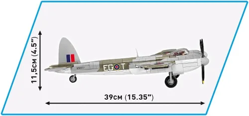 Miniatura 4 de COBI Colección Histórica WWII De Havilland DH.98 Mosquitero Avión, Madera