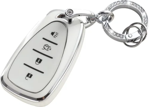 Miniatura 17 de YO&YOYE Funda para Llavero de TPU con Anillo para Llaves