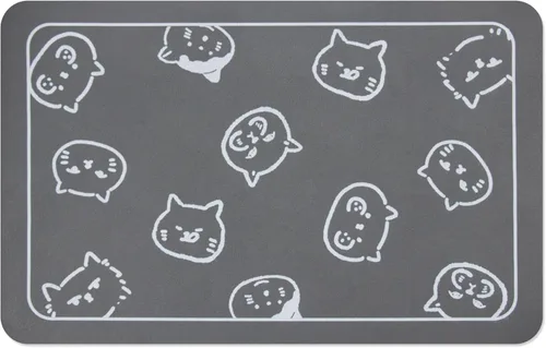 Miniatura 9 de YCT Tapete de Comida para Gatos para Mascotas Tapete de Comida para Perros, Tapete para Gatos para Comida y Agua, Tapete de Alimentación para Gatos