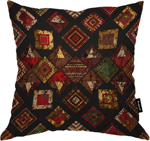 Miniatura 36 de Fundas de almohada de pintura artística, líneas abstractas amarillas y grises, fundas de almohada suaves, funda de cojín para sala de estar, cama