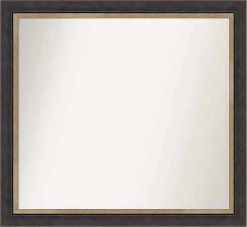 Miniatura 72 de Amanti Art Espejo personalizado, espejo de baño negro Astor, espejo de pared o espejo de tocador de baño sobre el fregadero (25 x 25 pulgadas)